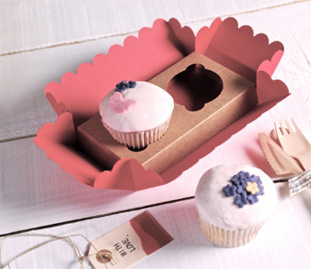 Cajita para 2 Cupcakes Cajita para 2 Cupcakes