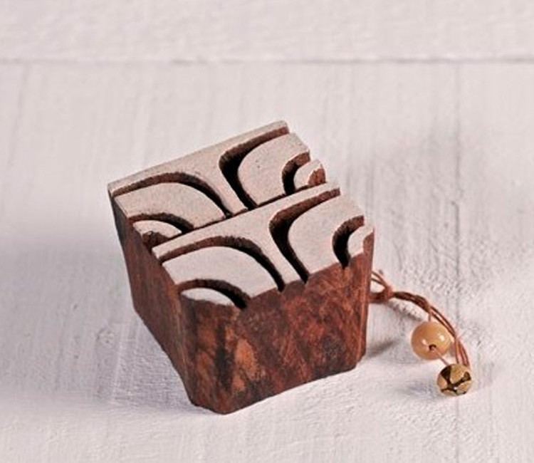 Sello de madera geométrico 1 Sello de madera geométrico 1