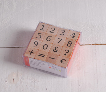 Stamp number set