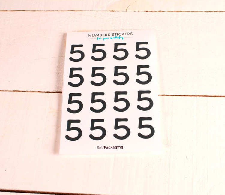 Stickers chiffres pour les fêtes Stickers chiffres pour les fêtes