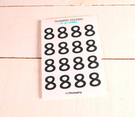 Numeri adesivi per feste