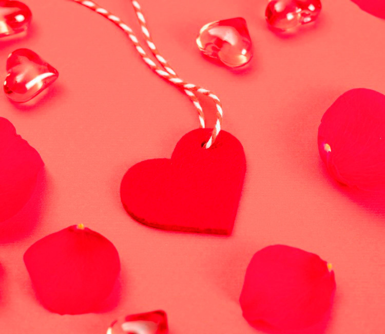 Felt Pendant - Heart