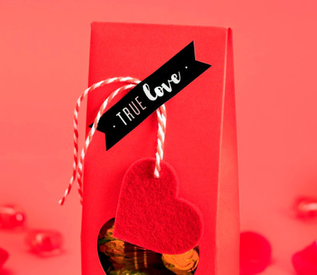 Felt Pendant - Heart