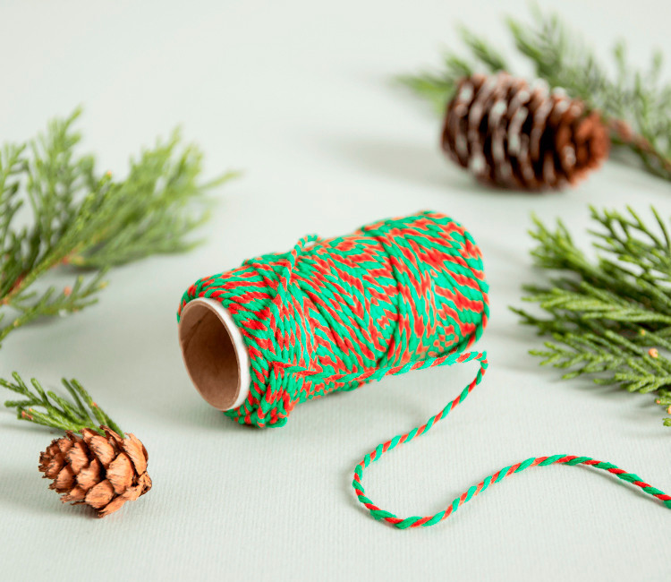 Cordón bicolor Baker’s Twine para decorar regalos Cordón bicolor Baker’s Twine para decorar regalos