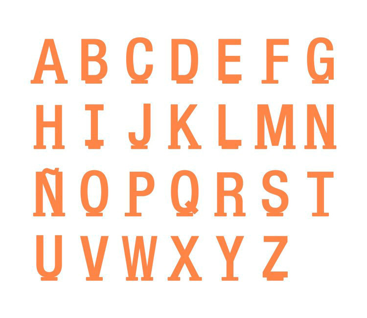 Letras gigantes de cartón Letras gigantes de cartón