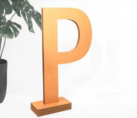 Lettere Giganti in Cartone | SelfPackaging