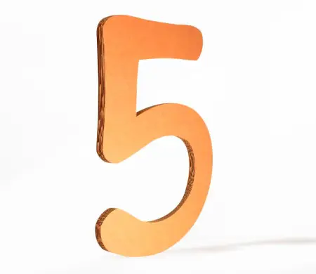 Numero Grande di Cartone | SelfPackaging