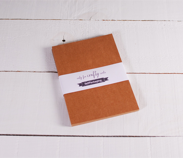 Kraftpapier Karten A | SelfPackaging