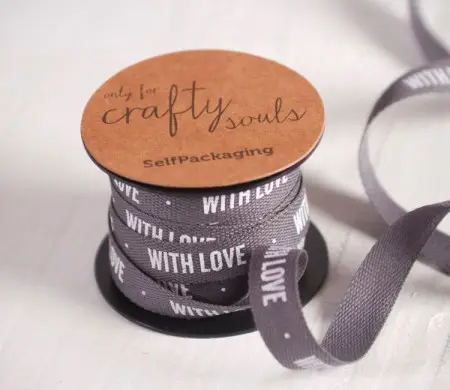 Gift Ribbon Made With Love | SelfPackaging