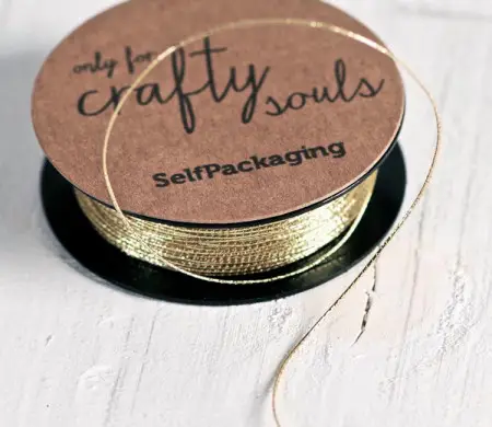 Corda Dorata per Regali | SelfPackaging