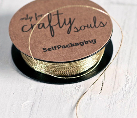 Gold cord for gifts