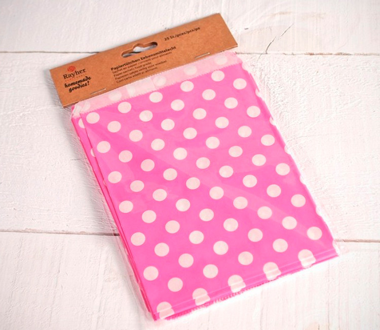 Sachets festifs à pois Personnalisé | SelfPackaging