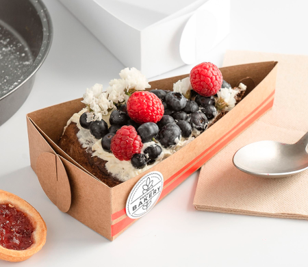 Caja para porciones de tarta
