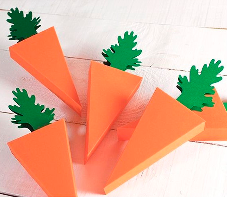 Caja Zanahoria para Fiestas Caja Zanahoria para Fiestas