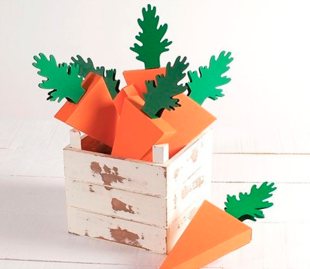 Caja Zanahoria para Fiestas