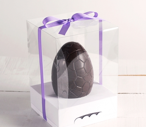 Caja con cinta para huevos de Pascua