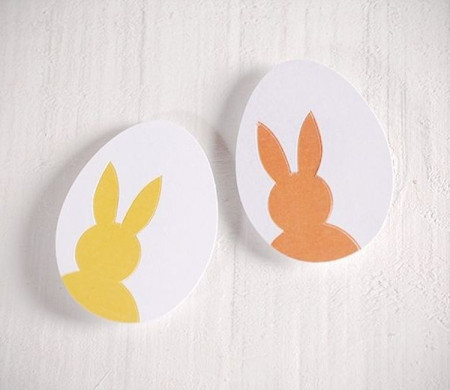 Adesivi a forma di Uova di Pasqua