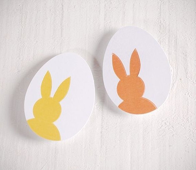 Adesivi a forma di Uova di Pasqua