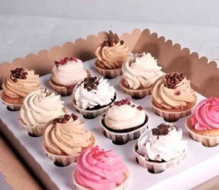 Caja para 12 cupcakes