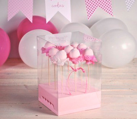 Boîtes Transparentes à Cake Pops