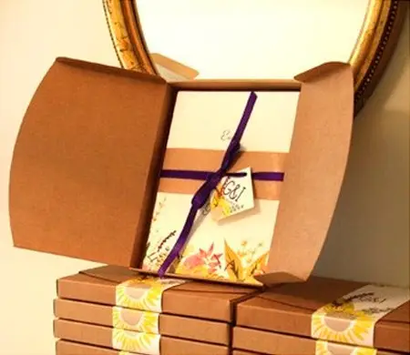 Invitaciones de boda handmade