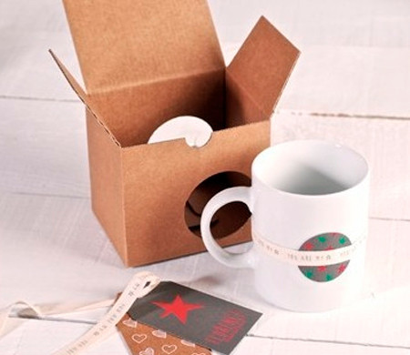 Dekorierte Tassenverpackung