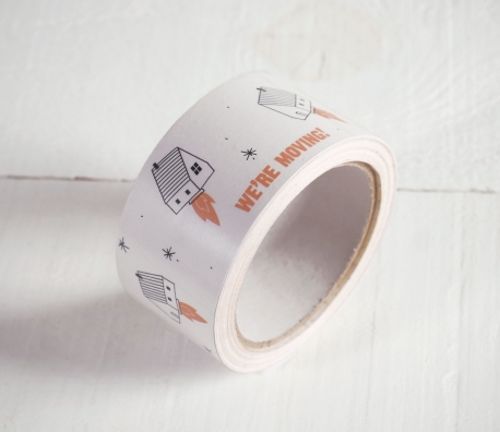 Printed sellotape for removals