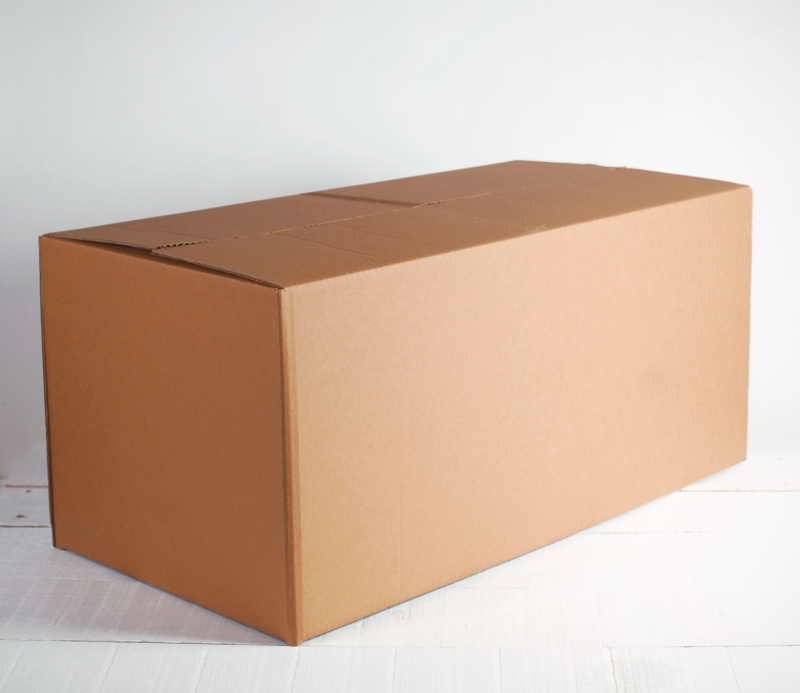 DUNDERGUBBE caja mudanza, marrón, 50x31x40 cm - IKEA