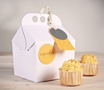 Caja feliz para cupcakes