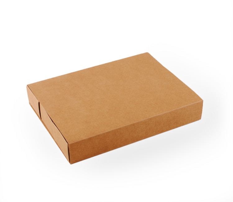Long cardboard box for sushi with a sleeve. Long cardboard box for sushi with a sleeve.