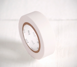 Washi tape blanco mate