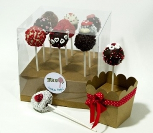 Clear box for cake pops