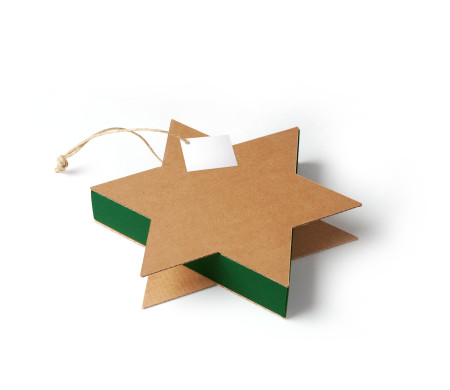 Caja Regalo en Forma de Estrella Ideal para Navidad