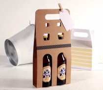 Scatola di cartone per bottiglie di birra
