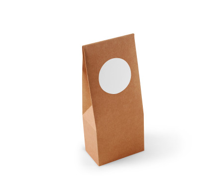 Caja con ventana para alimentación