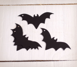 Pipistrelli di cartoncino