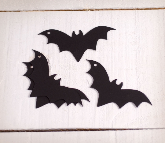 Murciélagos de Cartulina ¡Decoraciones para Halloween!
