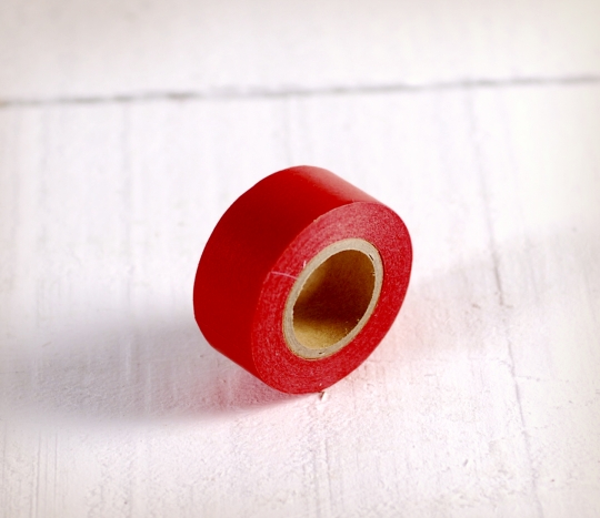 Washi tape mini rojo