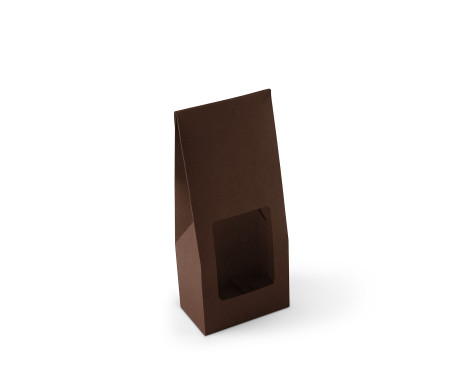 Caja con ventana para alimentación