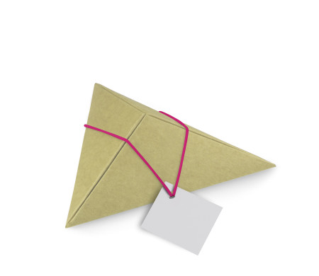 Caja Triangular de Cartón