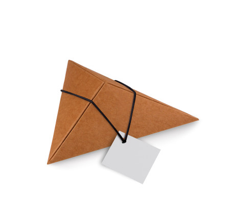 Caja Triangular de Cartón
