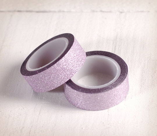 Washi tape purpurina