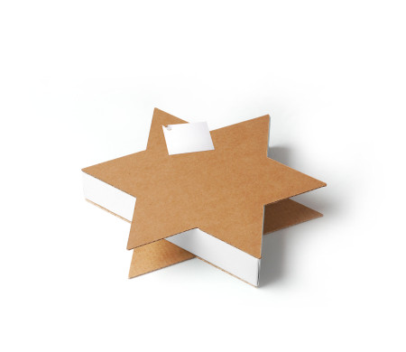 Caja Regalo en Forma de Estrella Ideal para Navidad