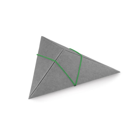 Caja Triangular de Cartón