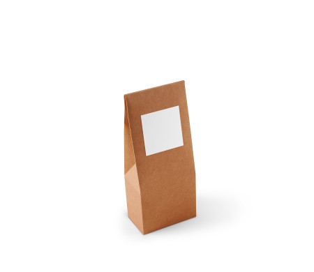 Caja con ventana para alimentación