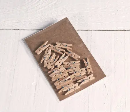 Wooden Clothes Pegs Mini | SelfPackaging