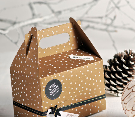 Caja de Regalo Impresa para Navidad Caja de Regalo Impresa para Navidad