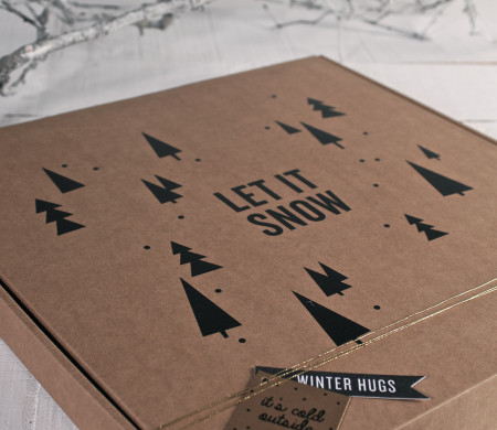 Autocollant décoratif "let it snow" | SelfPackaging