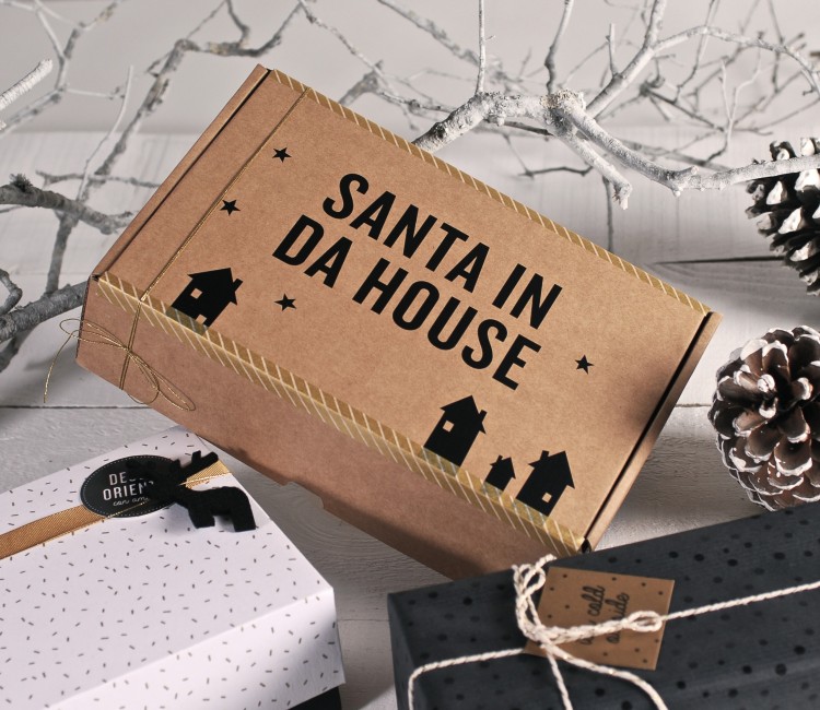 Autocollant décoratif "Santa in da house" Autocollant décoratif "Santa in da house"