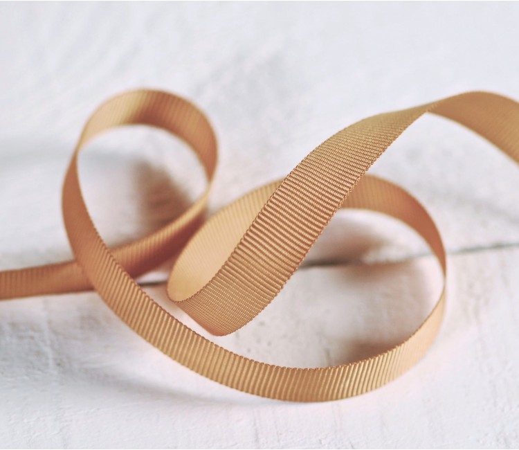 Nastro Grosgrain Dorato | SelfPackaging